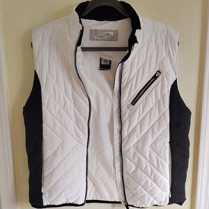 Obermeyer Black and White Quilted Vest